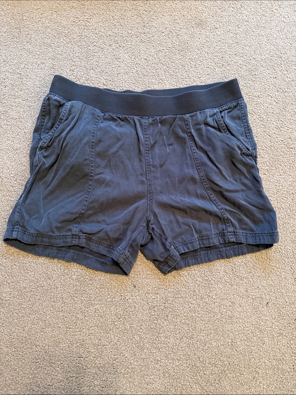 Sonoma charcoal Pull-On Athletic Shorts with Rib Waistband